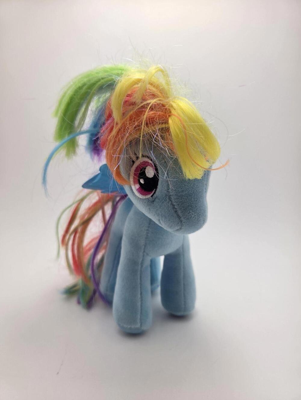 Ty Beanie Baby “Rainbow Sparkle” the Pony from My Little Pony ! (7 inch)